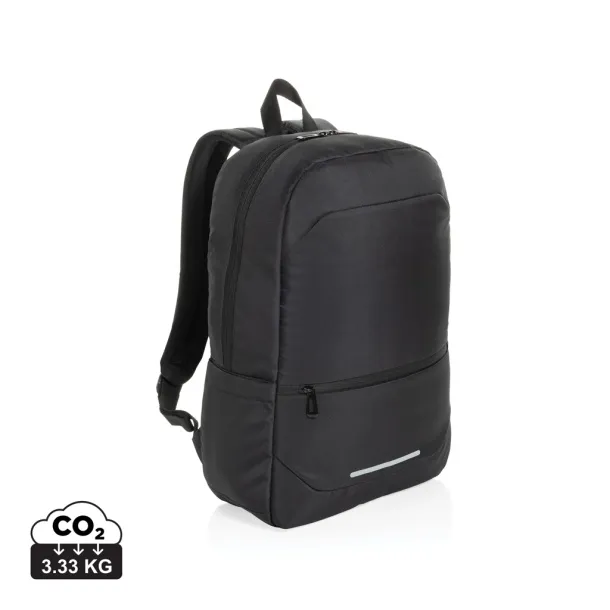  CityPack AWARE™ RPET poslovni ruksak za laptop 15,6" - XD Collection Crna