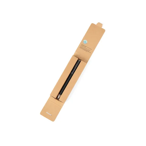 VINGA Timo RCS recycled aluminium pen - Vinga Black 