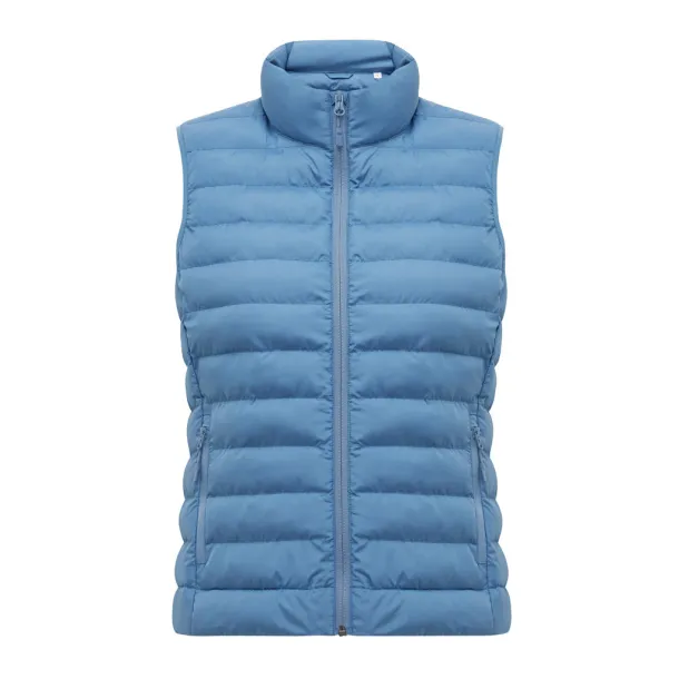  Iqoniq Meru women recycled polyester bodywarmer - iqoniq Moon blue 