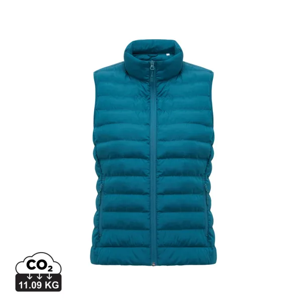  Iqoniq Meru women recycled polyester bodywarmer - iqoniq dark teal 