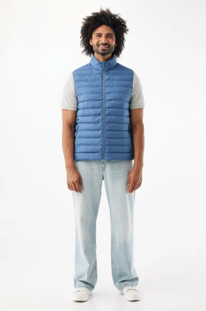  Iqoniq Meru men recycled polyester bodywarmer - iqoniq Moon blue 