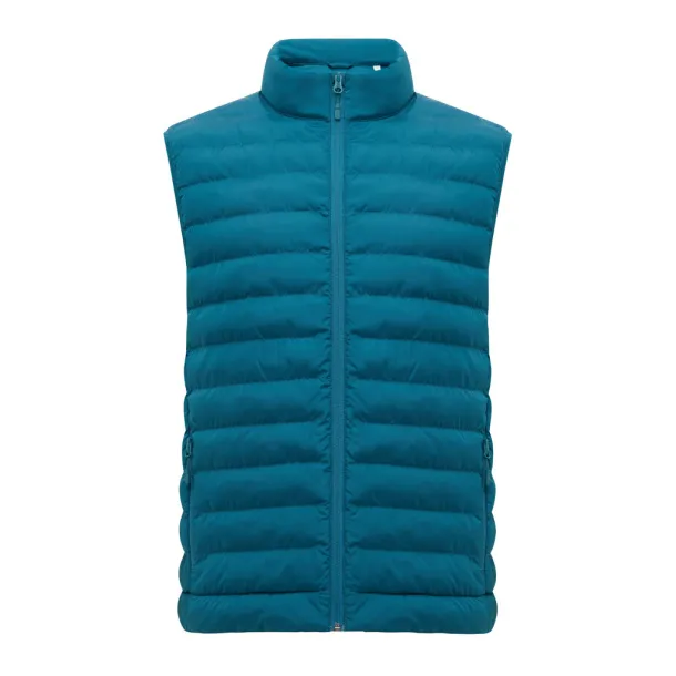  Iqoniq Meru men recycled polyester bodywarmer - iqoniq dark teal 