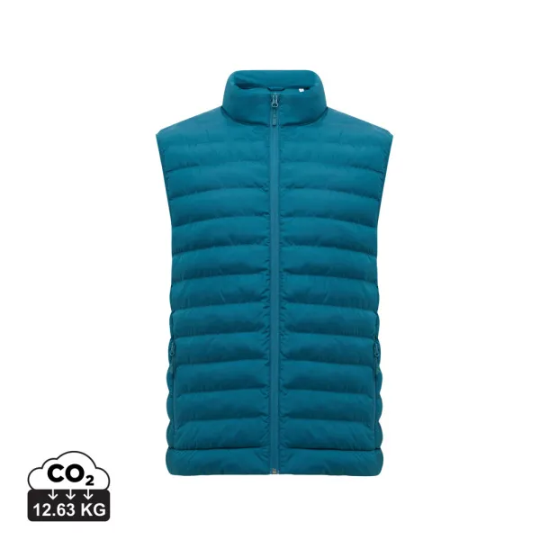  Iqoniq Meru men recycled polyester bodywarmer - iqoniq dark teal 