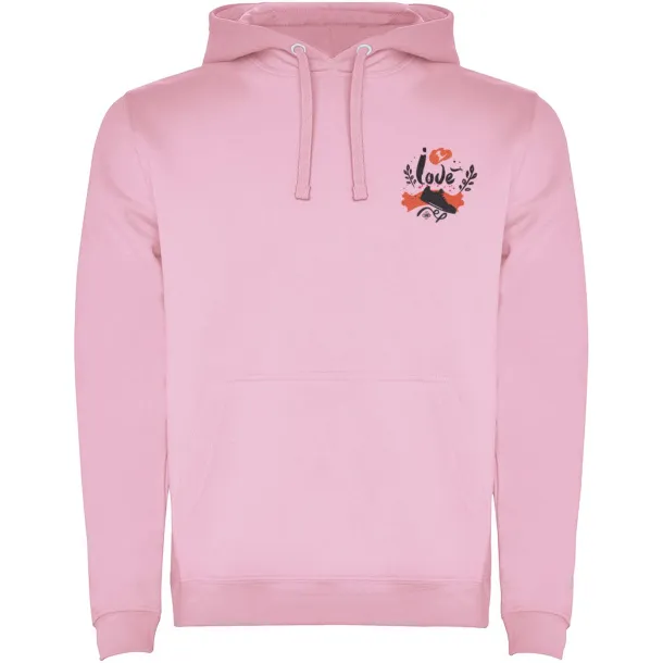 Urban muški hoodie, 280 g/m² - Roly Svijetlo ružičasta