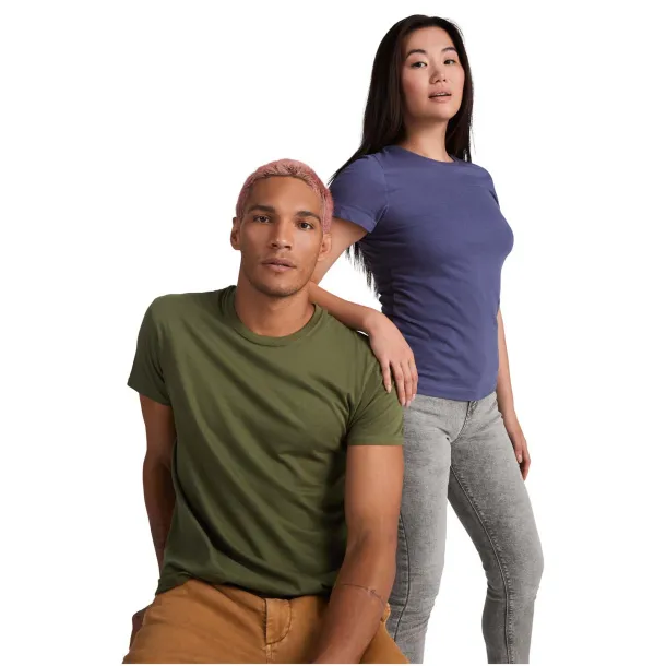 Beagle short sleeve men's t-shirt - Roly Pearl Grey