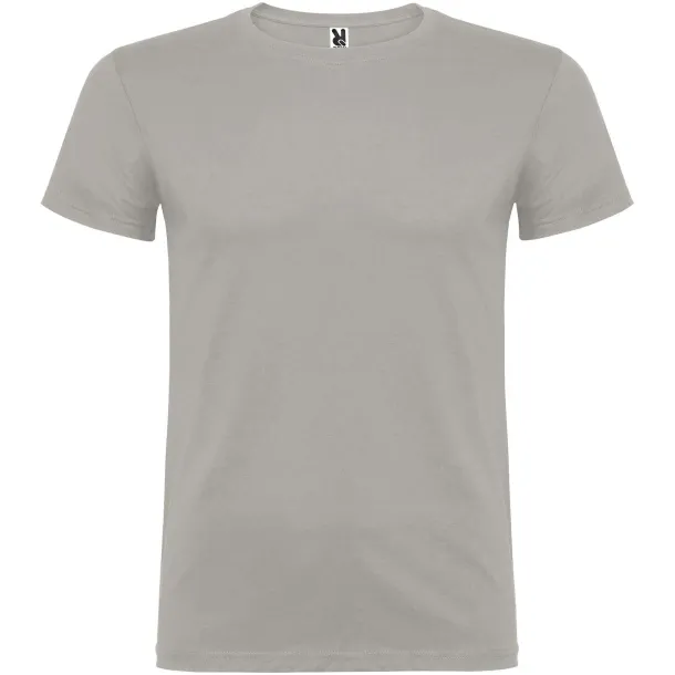 Beagle short sleeve men's t-shirt - Roly Pearl Grey