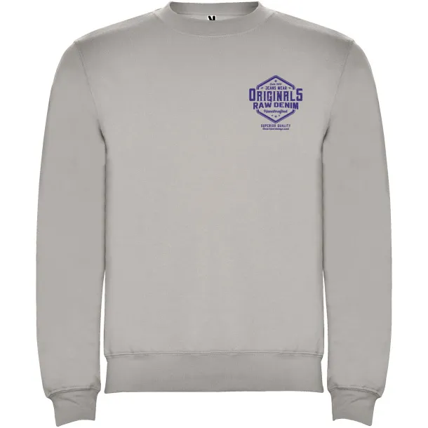 Clasica unisex crewneck sweater - Roly Pearl Grey
