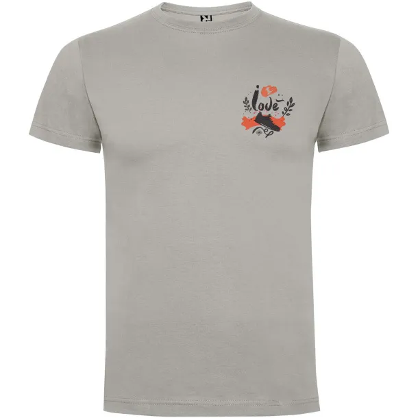 Dogo Premium short sleeve men's t-shirt - Roly Pearl Grey