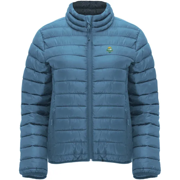 Finland women's insulated jacket - Roly Storm blue