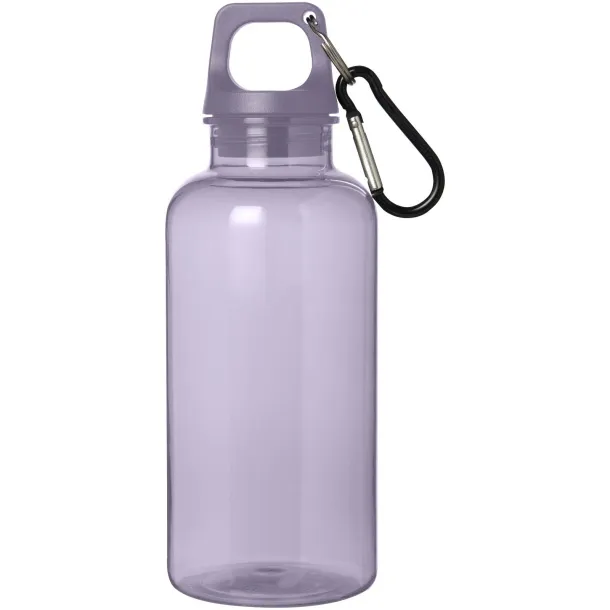 Oregon 400 ml RCS certified recycled plastic water bottle with carabiner Lilac