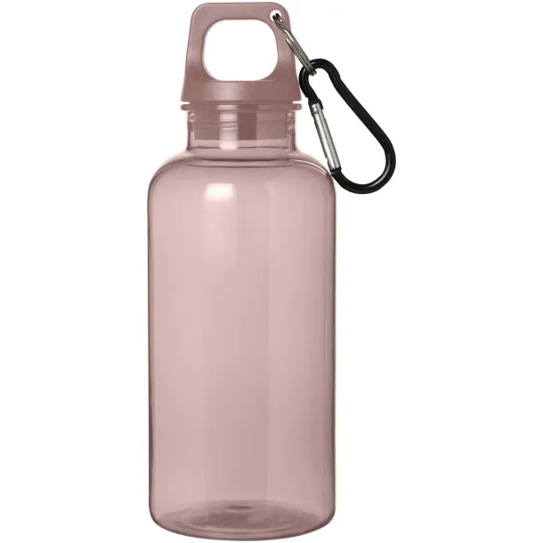 Oregon 400 ml RCS certified recycled plastic water bottle with carabiner Mocha