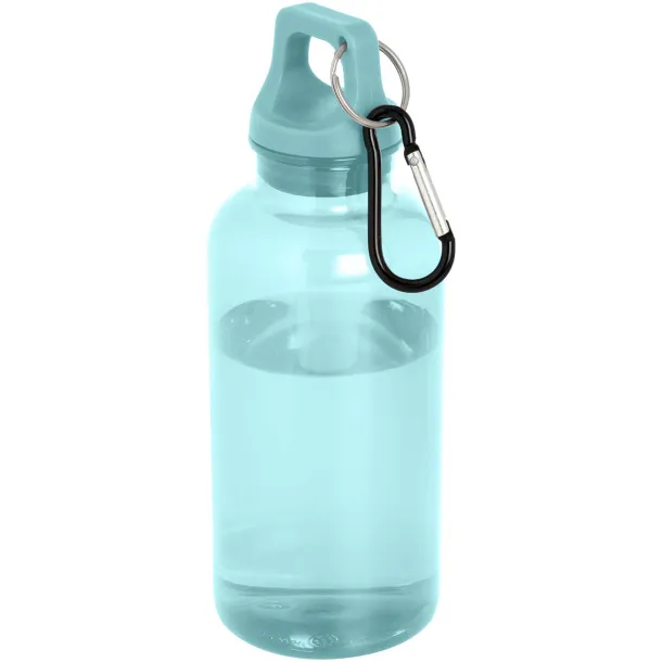 Oregon 400 ml RCS certified recycled plastic water bottle with carabiner Turquois
