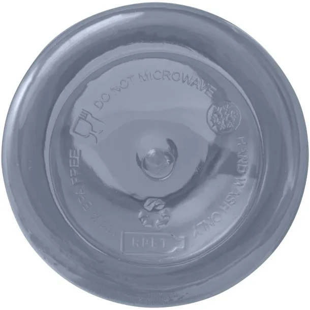 Oregon 400 ml RCS certified recycled plastic water bottle with carabiner Hale Blue