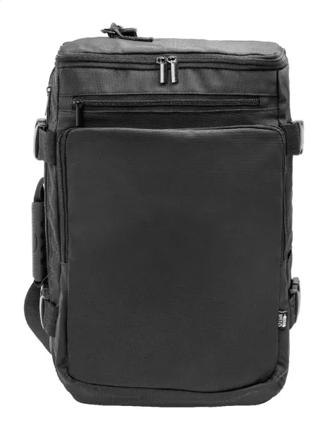 Pullman RPET torba za dokumente/ruksak, 15" Crna
