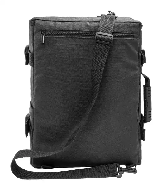 Pullman RPET torba za dokumente/ruksak, 15" Crna