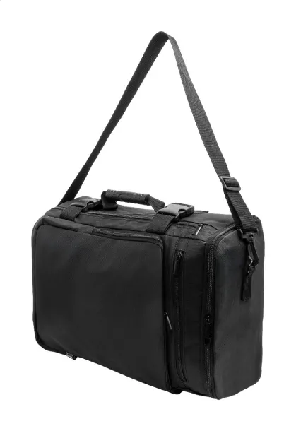 Pullman RPET torba za dokumente/ruksak, 15" Crna