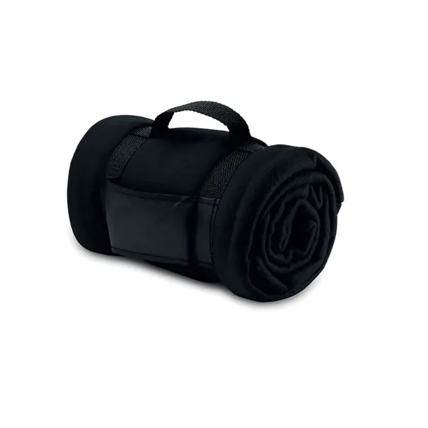 SOL'S STAVENGER deka - pokrivač od flisa - SOL'S Crna