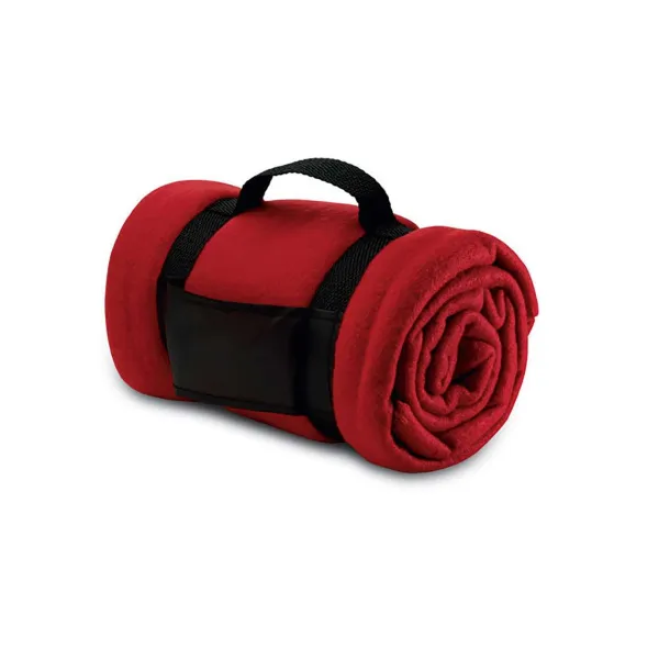 SOL'S STAVENGER deka - pokrivač od flisa - SOL'S Crvena