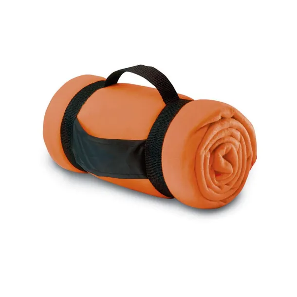 SOL'S STAVENGER deka - pokrivač od flisa, 180 g/m2 - SOL'S Bright Orange