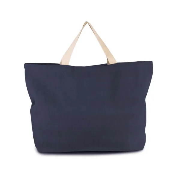  Velika rustikalna torba za kupovinu, 410 g/m2 - Kimood Navy