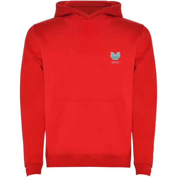 Urban dječji hoodie, 280 g/m² - Roly Crvena