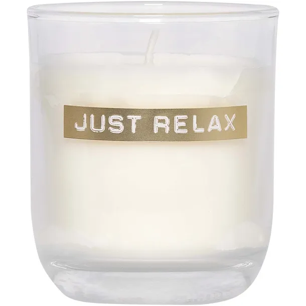 Wellmark Discovery 250 ml hand soap dispenser and 150 g scented candle set - WELLmark White