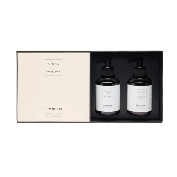 VINGA x TGL hand care gift set - Vinga white Black