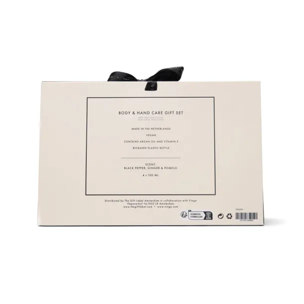 VINGA x TGL body and hand care gift set - Vinga white Black