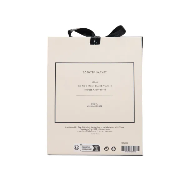 VINGA x TGL scented sachet white, black Black