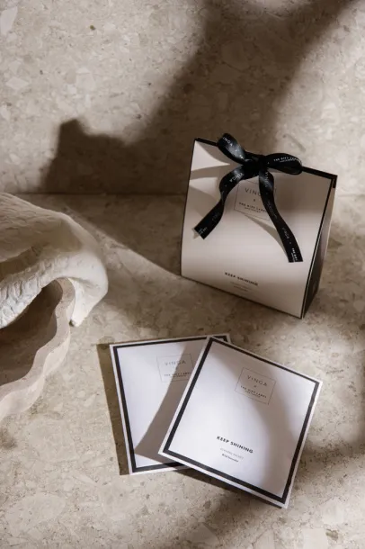 VINGA x TGL scented sachet white, black Black