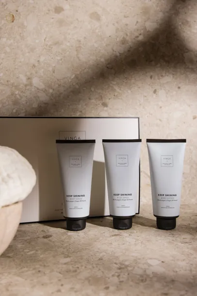 VINGA x TGL body care gift set white, black Black