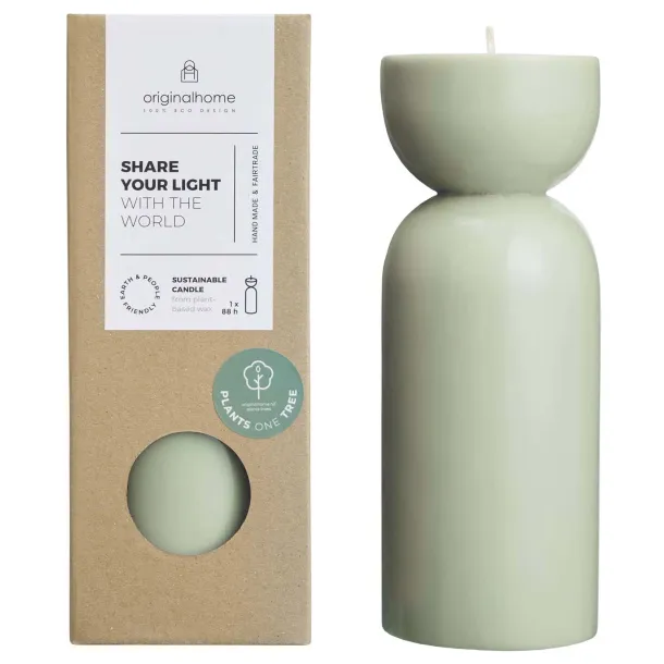 Originalhome organic candle - medium - Originalhome Heather green