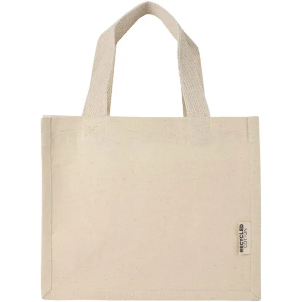 Odessa Mini platnena torba s umetcima od recikliranog pamuka od 220 g/m², 9 l Prirodna