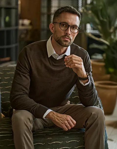  Muška majica dugih rukava s okruglim izrezom - Tee Jays