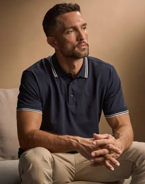  Luxury Stripe Stretch Polo - Tee Jays