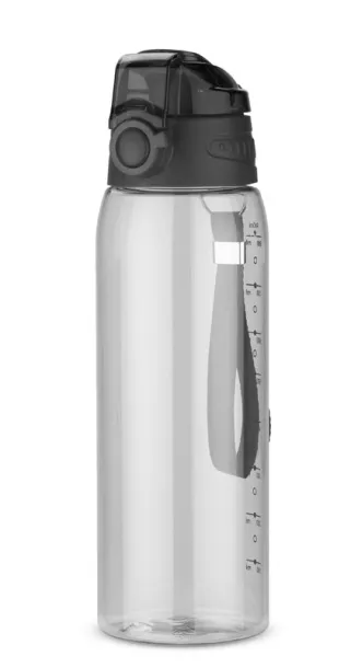 KOLTER boca za vodu s mjernom skalom, 900 ml Crna