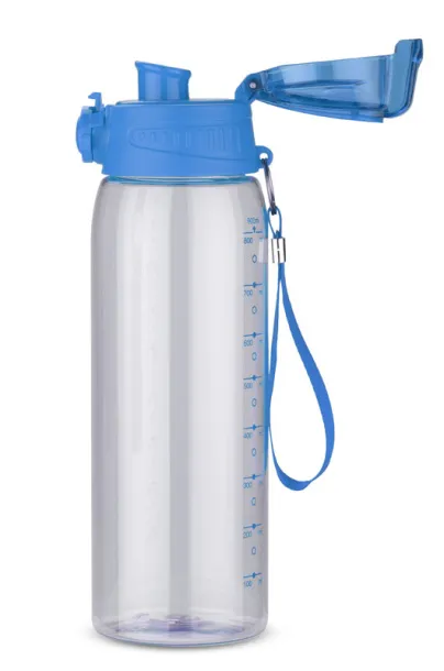 KOLTER Water bottle with measuring cup 900 ml Nebaski plava