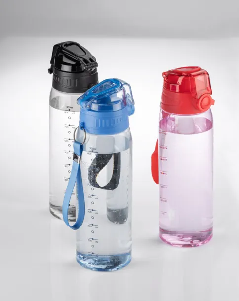 KOLTER boca za vodu s mjernom skalom, 900 ml Nebaski plava