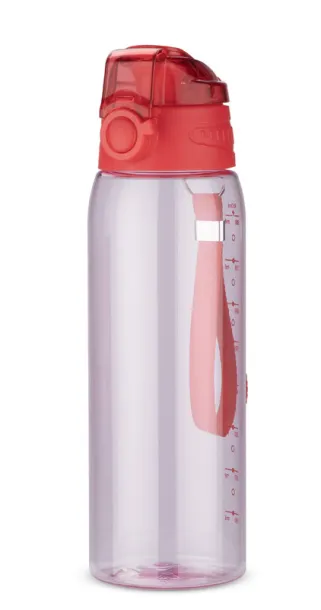 KOLTER Water bottle with measuring cup 900 ml Crvena