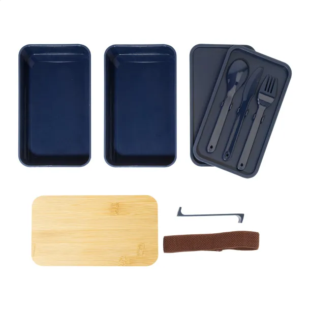 Satay lunch box Dark blue