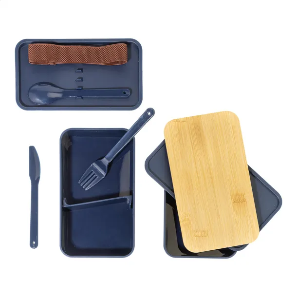 Satay lunch box Dark blue