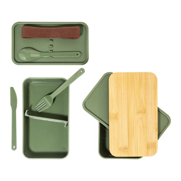Satay lunch box Green