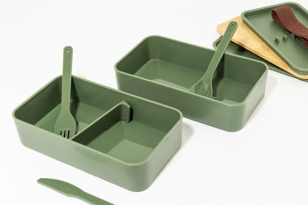Satay lunch box Green