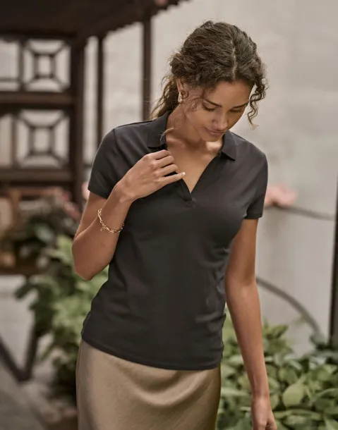  Ženska polo majica s V-izrezom, 215 g/m² - Tee Jays