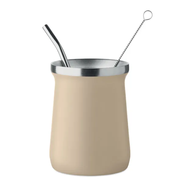 MIYERBA Yerba mate tea cup Beige