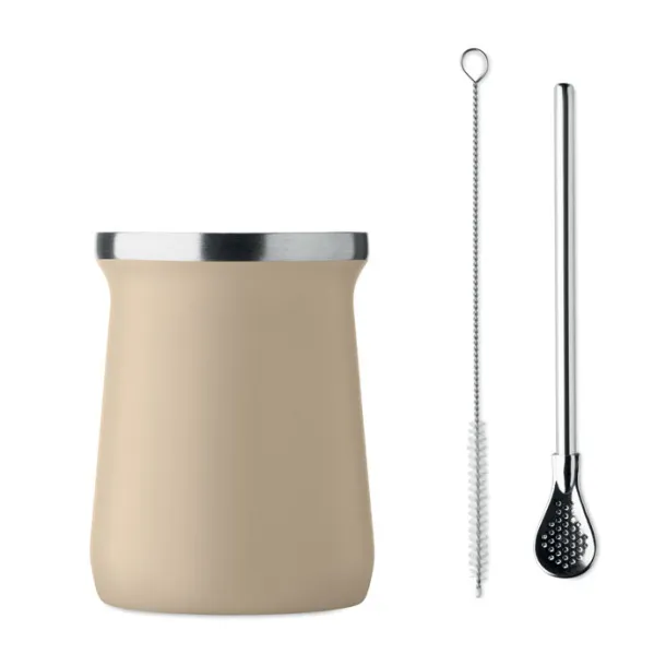 MIYERBA Yerba mate tea cup Beige