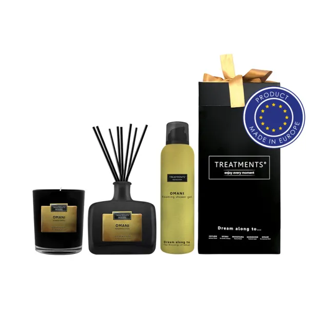  Beauty set Home & Body DeLuxe TREATMENTS Žuta