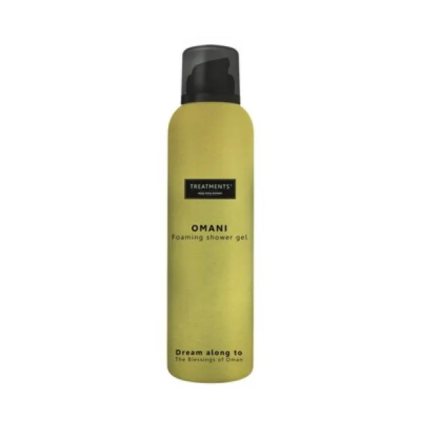  Foaming shower gel TREATMENTS yellow