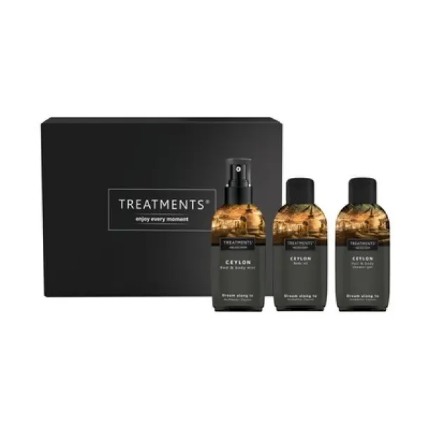  Beauty set Body & Fragnance Mailbox TREATMENTS black