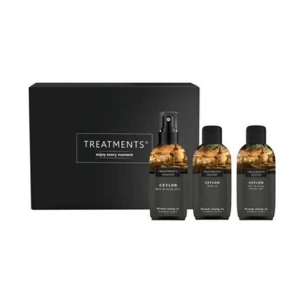  Beauty set Body & Fragnance Mailbox TREATMENTS black